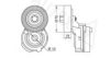 AUTEX 601832 Tensioner Lever, v-ribbed belt